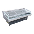 Glass Cover Multideck Open Chiller Hiển thị Tủ lạnh
